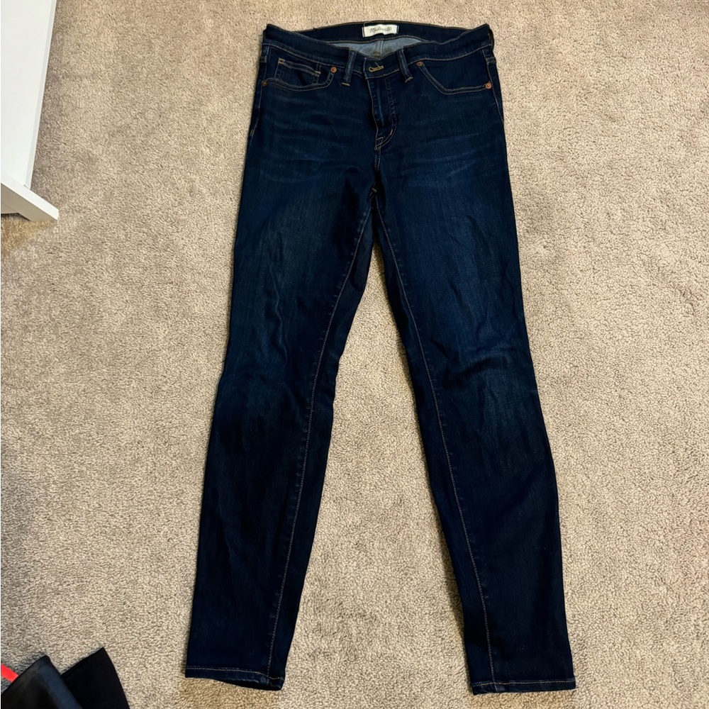 Madewell 9” high rise skinny jeans